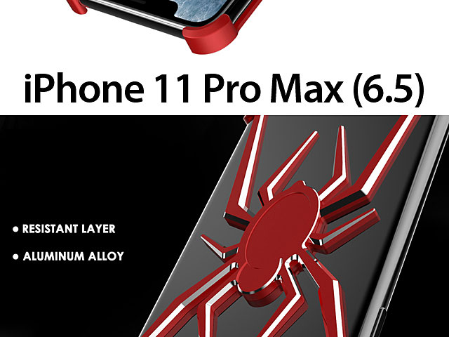 iPhone 11 Pro Max (6.5) Metal Spider Case