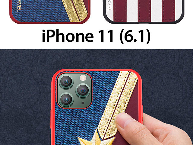 Marvel Series Embroidery TPU Case for iPhone 11 (6.1)