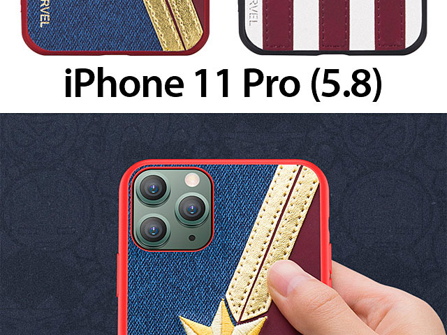Marvel Series Embroidery TPU Case for iPhone 11 Pro (5.8)