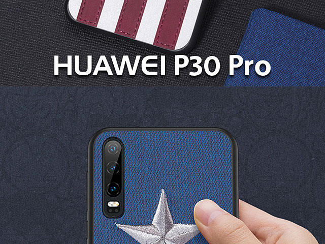 Captain America Embroidery TPU Case for Huawei P30 Pro