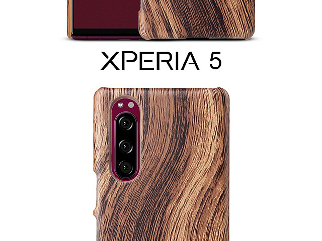 Sony Xperia 5 Woody Patterned Back Case