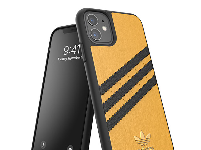 Adidas Moulded Case PU Woman SS20 (Gold/Black) for iPhone 11 (6.1)