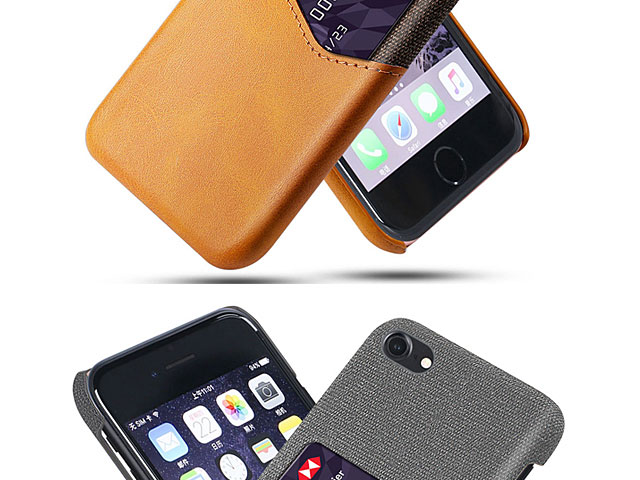 iPhone 7 Two-Tone Leather Case with Card Holder