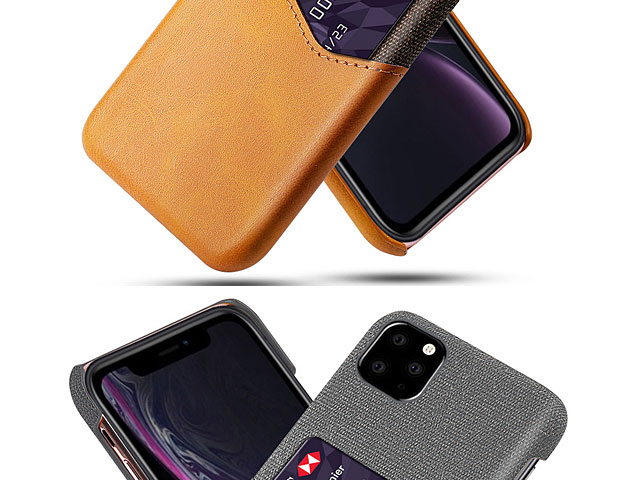 iPhone 11 Pro (5.8) Two-Tone Leather Case with Card Holder
