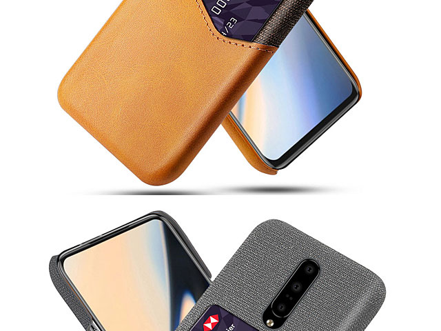 OnePlus 7 Pro Two-Tone Leather Case with Card Holder