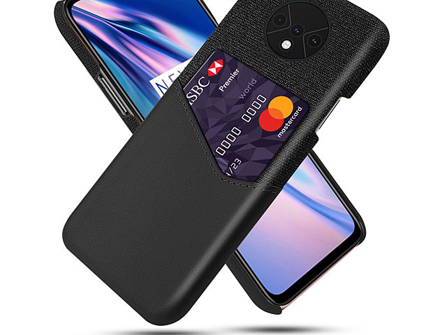 OnePlus 7T Two-Tone Leather Case with Card Holder