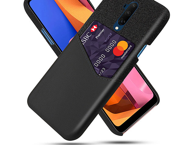 OnePlus 7T Pro Two-Tone Leather Case with Card Holder