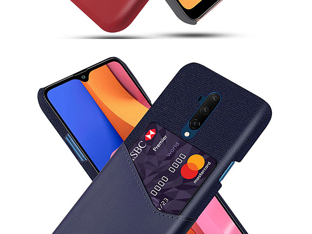 OnePlus 7T Pro Two-Tone Leather Case with Card Holder