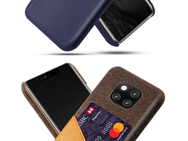 Huawei Mate 20 Pro Two-Tone Leather Case with Card Holder