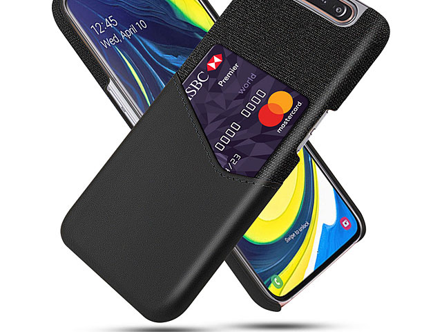 Samsung Galaxy A80/A90 Two-Tone Leather Case with Card Holder