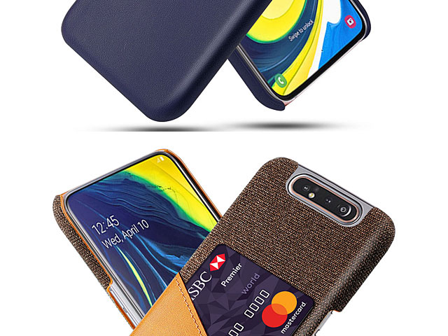 Samsung Galaxy A80/A90 Two-Tone Leather Case with Card Holder