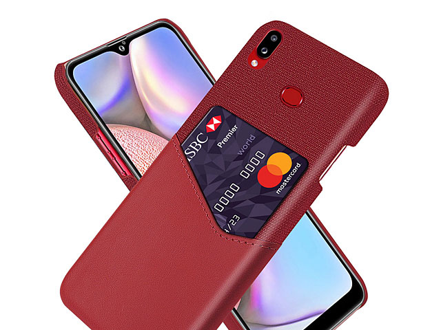 Samsung Galaxy A10s Two-Tone Leather Case with Card Holder