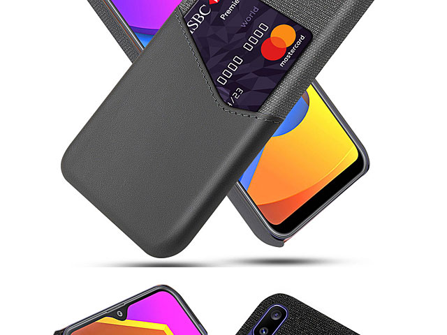 Samsung Galaxy M10s Two-Tone Leather Case with Card Holder