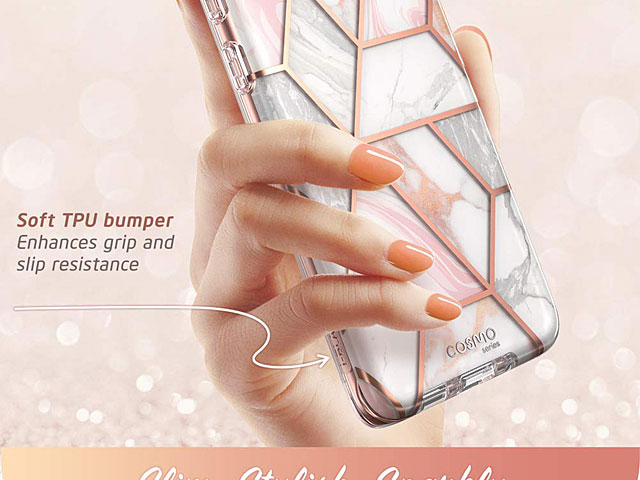 i-Blason Cosmo Slim Designer Case (Pink Marble) for Samsung Galaxy S20+ / S20+ 5G