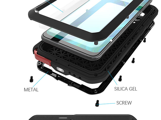 LOVE MEI Samsung Galaxy A70s Powerful Bumper Case