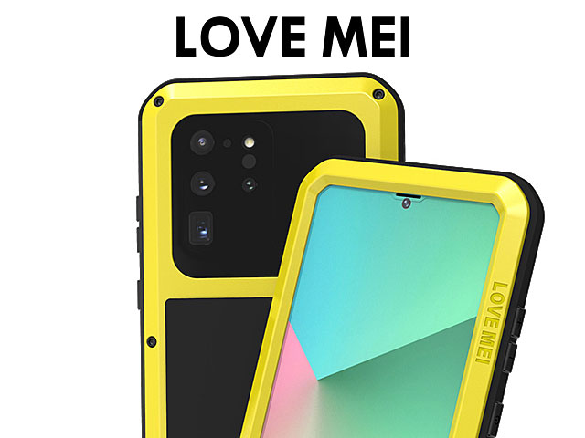 LOVE MEI Samsung Galaxy S20 Ultra Powerful Bumper Case