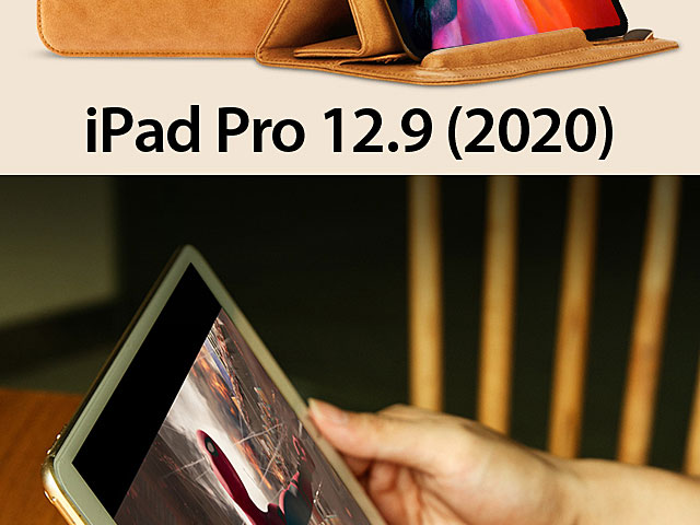 iPad Pro 12.9 (2020) 2-in-1 Leather Sleeve Stand