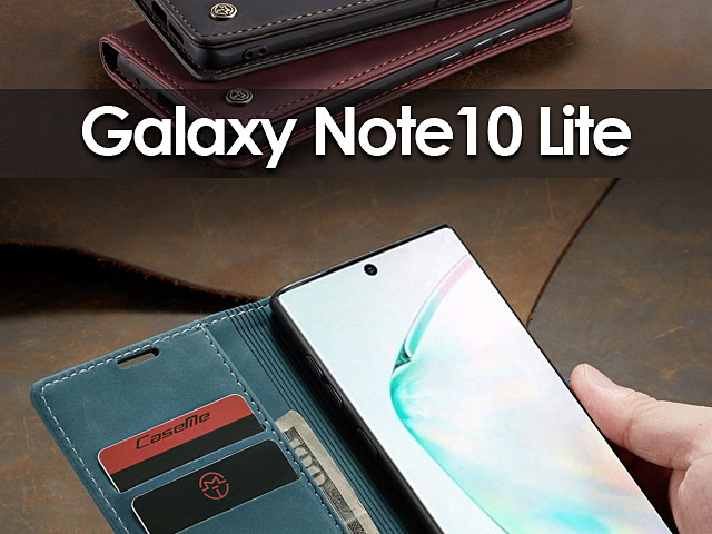 Samsung Galaxy Note10 Lite Retro Flip Leather Case