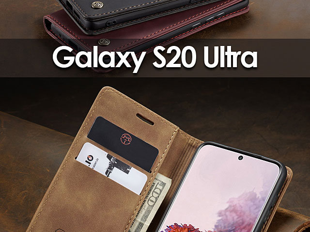 Samsung Galaxy S20 Ultra / S20 Ultra 5G Retro Flip Leather Case