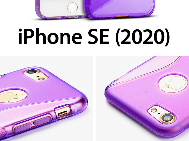 iPhone SE (2020) Wave Plastic Back Case