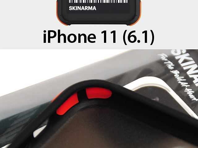 Skinarma Matte Case (Bando Sheer Orange) for iPhone 11 (6.1)