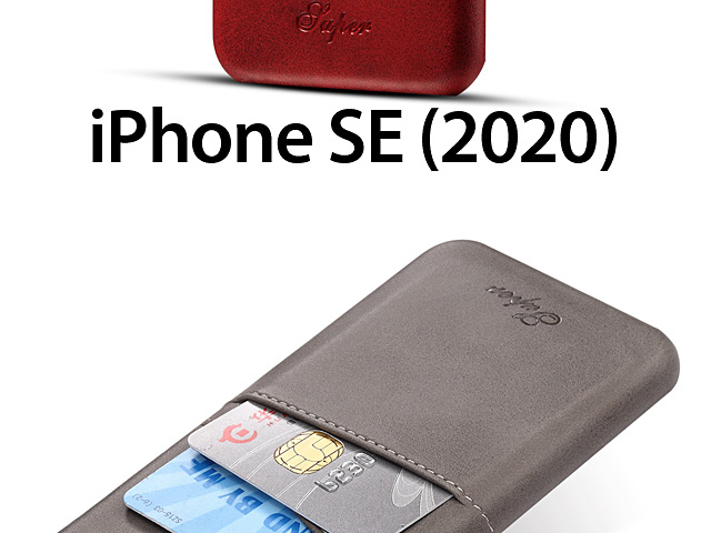 iPhone SE (2020) Claf PU Leather Case with Card Holder