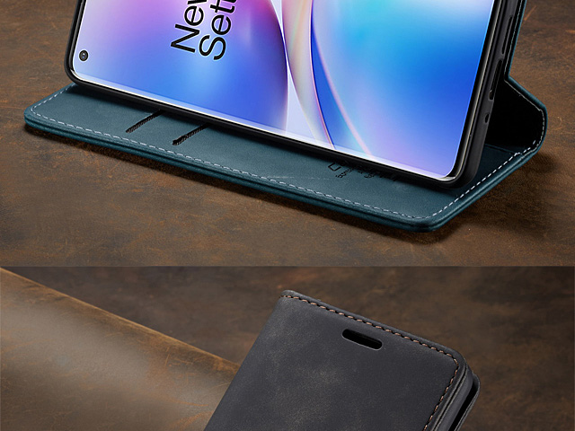 OnePlus 8 Pro Retro Flip Leather Case