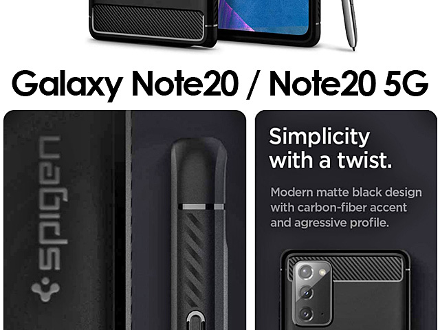 Spigen Rugged Armor Case for Samsung Galaxy Note20 / Note20 5G