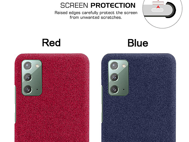 Samsung Galaxy Note20 / Note20 5G Fabric Canvas Back Case