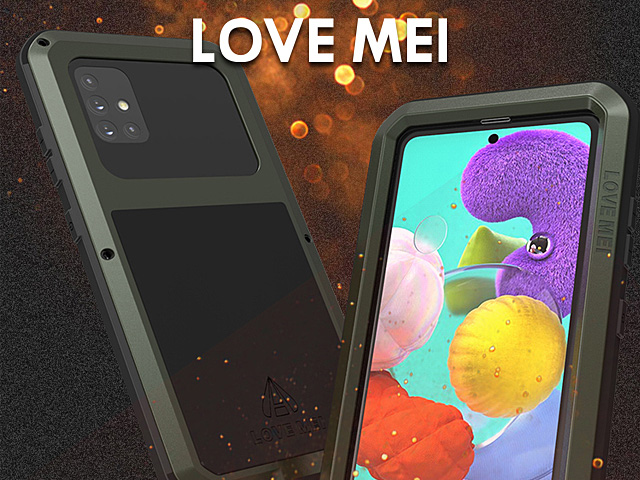 LOVE MEI Samsung Galaxy A51 Powerful Bumper Case