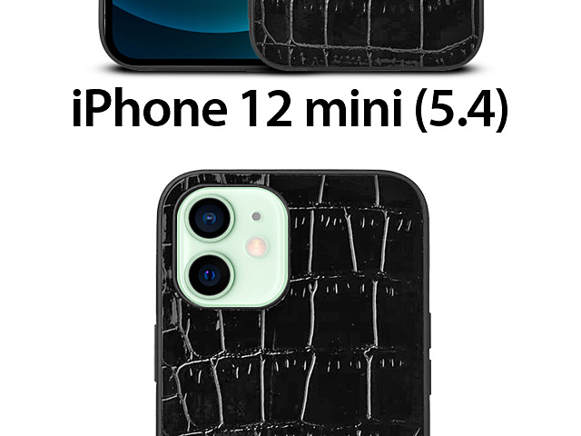 iPhone 12 mini (5.4) Crocodile Leather Back Case