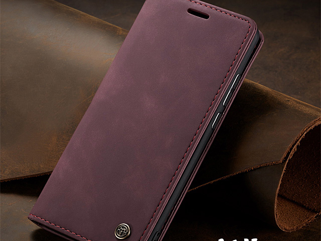 iPhone 12 Pro Max (6.7) Retro Flip Leather Case