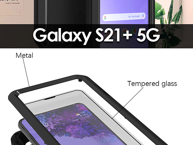 LOVE MEI Samsung Galaxy S21+ 5G Powerful Bumper Case
