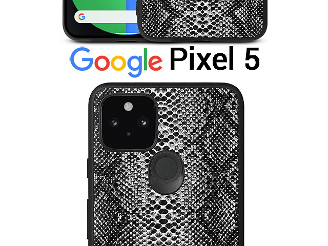 Google Pixel 5 Faux Snake Skin Back Case