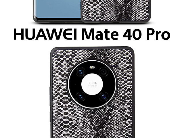 Huawei Mate 40 Pro Faux Snake Skin Back Case