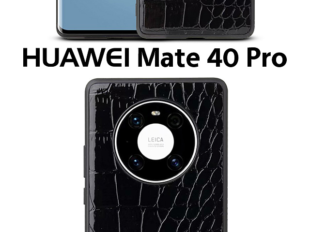 Huawei Mate 40 Pro Crocodile Leather Back Case