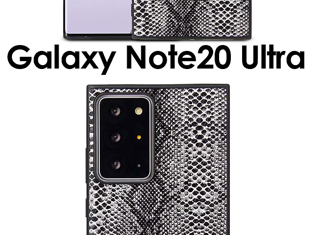 Samsung Galaxy Note20 Ultra / Note20 Ultra 5G Faux Snake Skin Back Case
