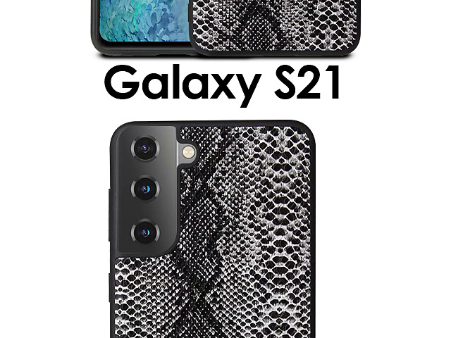 Samsung Galaxy S21 5G Faux Snake Skin Back Case
