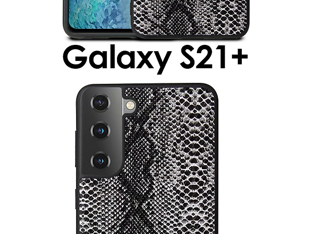 Samsung Galaxy S21+ 5G Faux Snake Skin Back Case