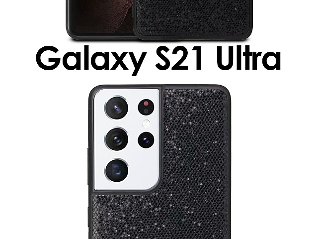 Samsung Galaxy S21 Ultra 5G Glitter Plastic Hard Case