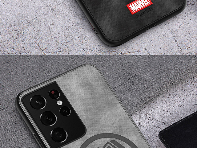 Marvel Series Fabric TPU Case for Samsung Galaxy S21 5G