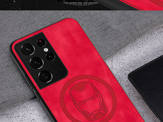 Marvel Series Fabric TPU Case for Samsung Galaxy S21+ 5G