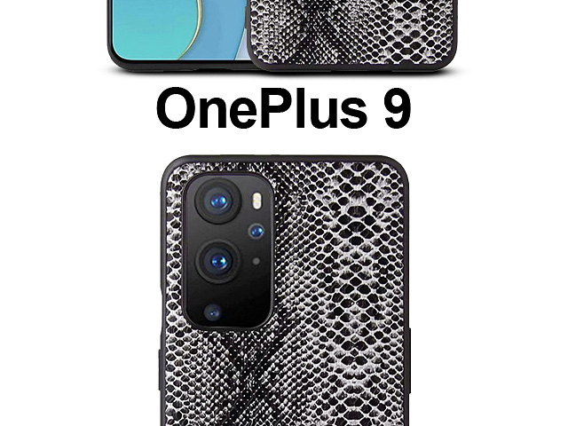 OnePlus 9 Faux Snake Skin Back Case