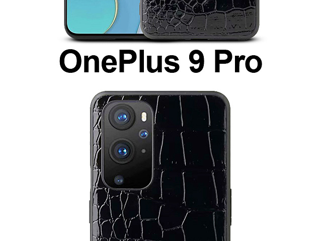 OnePlus 9 Pro Crocodile Leather Back Case