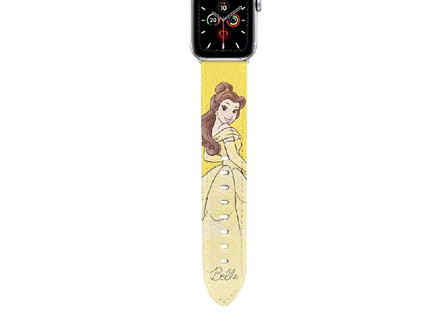 Disney Princess Belle Leather Watch Band for Apple Watch