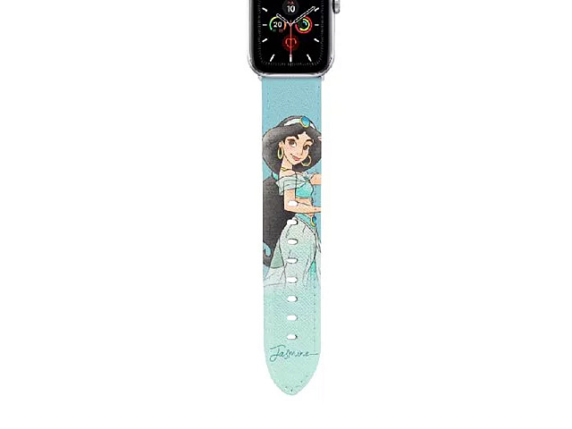 Disney Princess Jasmine Leather Watch Band for Apple Watch
