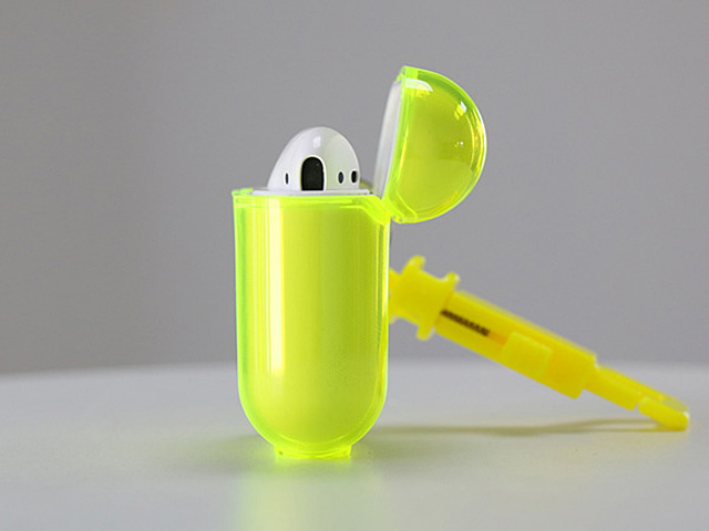 Fluorescent Yellow AirPods Case