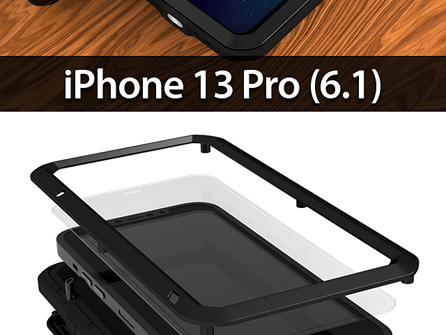 LOVE MEI iPhone 13 Pro (6.1) Powerful Bumper Case