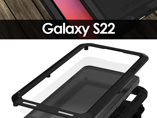LOVE MEI Samsung Galaxy S22 5G Powerful Bumper Case