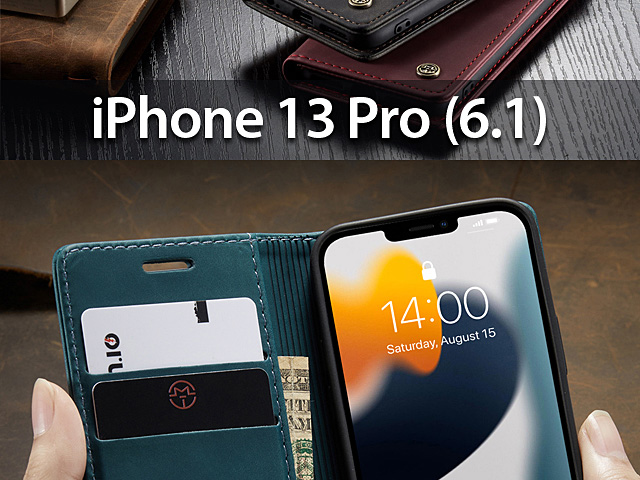 iPhone 13 Pro (6.1) Retro Flip Leather Case